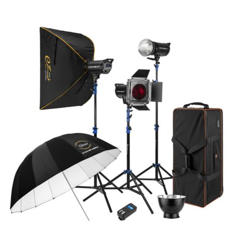 Flashpoint Rapid 600 R2 3-Light Studio Flash Kit