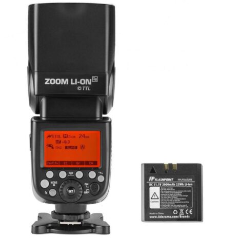 Flashpoint Zoom Li-on R2 TTL On-Camera Flash Speedlight for Canon