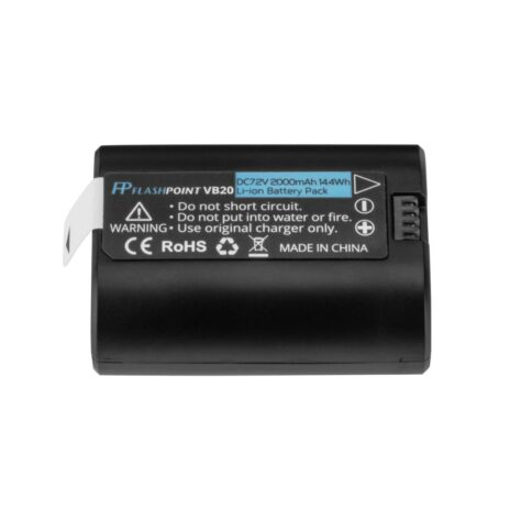 Flashpoint Lithium-Ion Battery for Zoom Lion Mini Flash 7.2V, 2000mAh