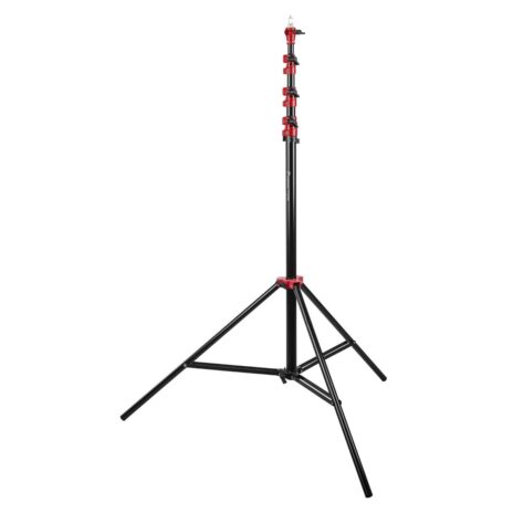 Flashpoint Pro Air-Cushioned Heavy-Duty Light Stand (Red, 13′)