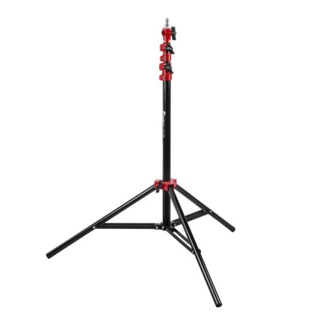 Flashpoint Pro Air-Cushioned Heavy-Duty Light Stand (Red, 7.2′)