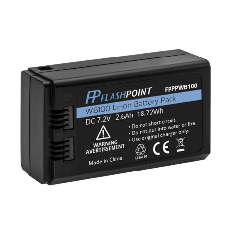 Flashpoint WB100 Lithium Battery Pack (7.2V/2600mAh) Pack for the XPLOR 100 Pro