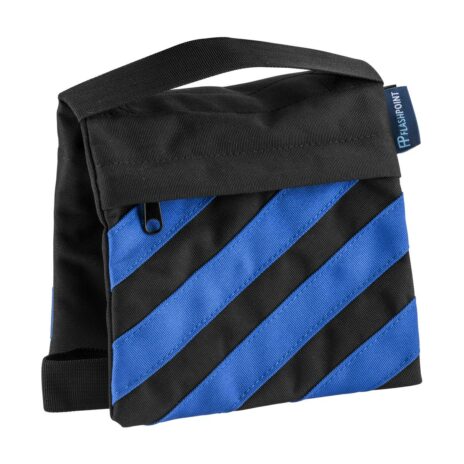 Flashpoint Empty Saddle Sandbag, Cordura Nylon – (5 lb Capacity, Blue & Black)