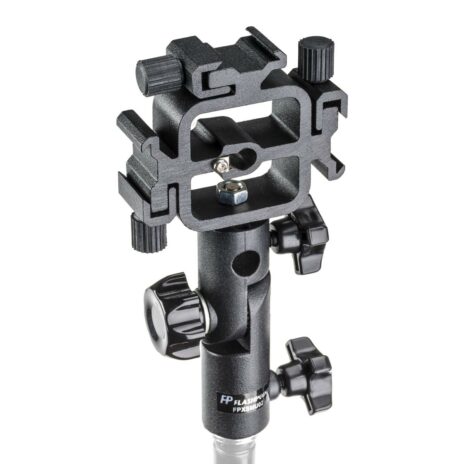 Flashpoint Shoe Mount Triple Bracket with Swivel Umbrella Holder